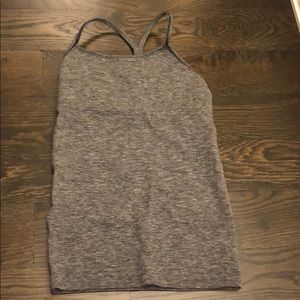 Heather gray tank top